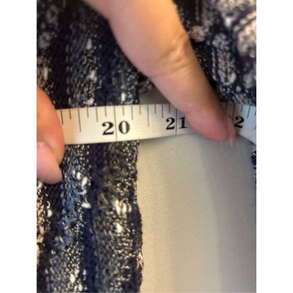 Nic+Zoe Linen Mixed Knit Waterfall Cardigan size PM - Picture 5 of 6